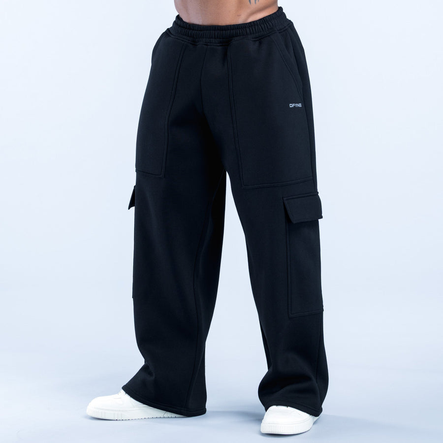 Jogging droit cargo Recharge Noir minuit