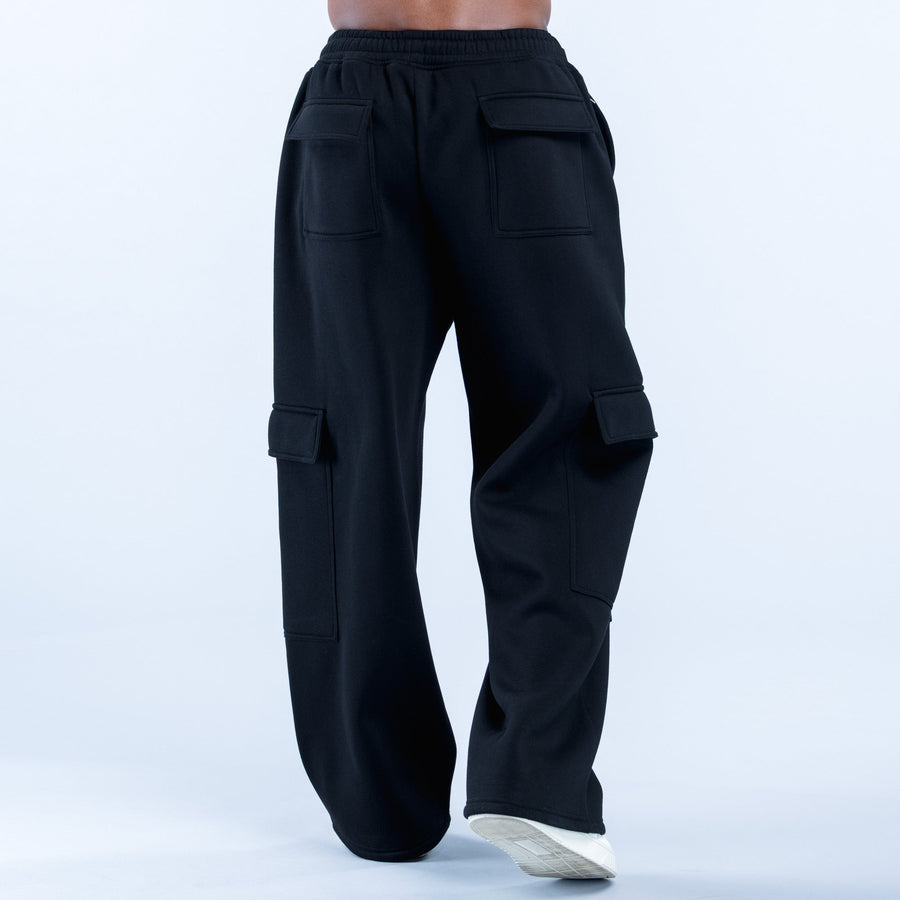 Jogging droit cargo Recharge Noir minuit