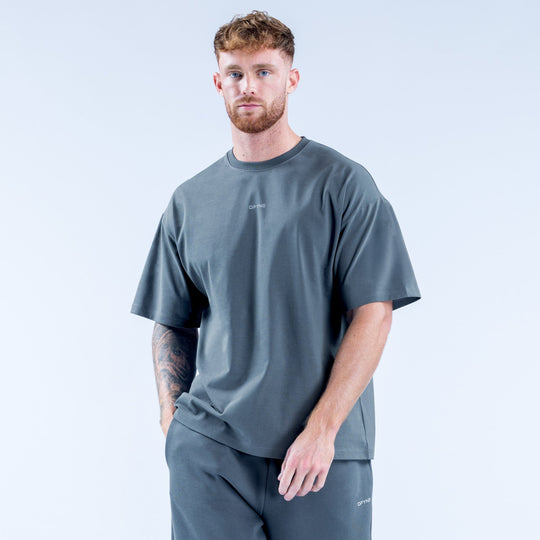 T-shirt imprimé Recharge Gris ardoise
